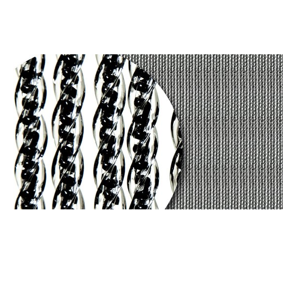 Vliegengordijnenexpert Vliegengordijn - Venetie Zwart In het kozijn