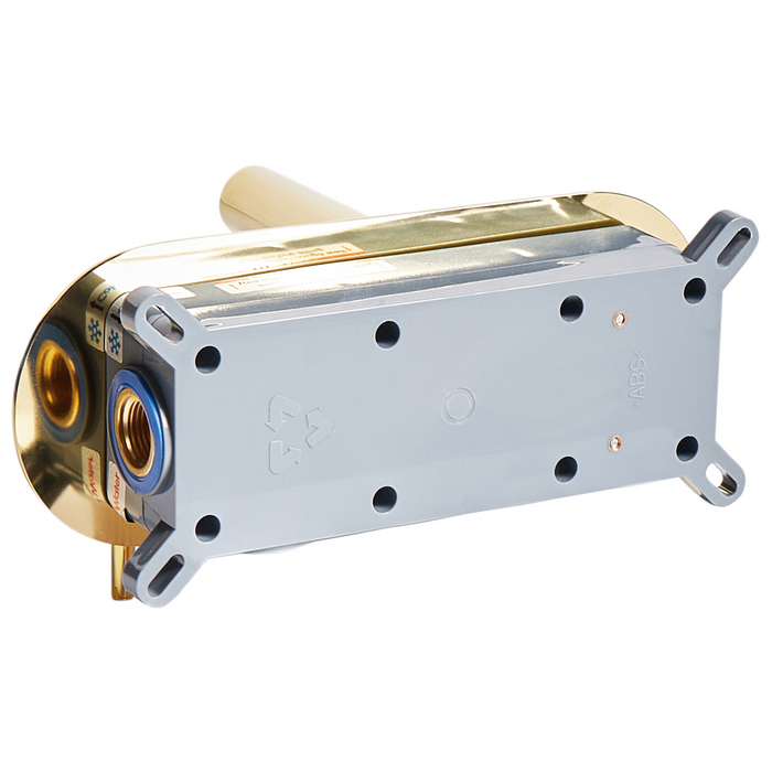 Beliani - CLAVIJO - Wandgemonteerde mengkraan - Goud - Messing