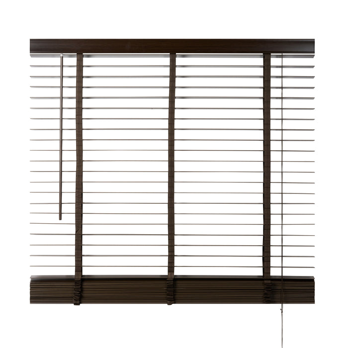 Jaloezie Hout Bruin - Hout - 100x210x5cm (BxHxD)
