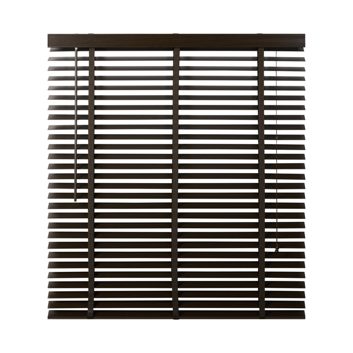 Jaloezie Hout Bruin - Hout - 140x130x5cm (BxHxD)