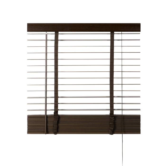 Jaloezie Hout Bruin - Hout - 60x210x5cm (BxHxD)