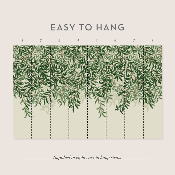 William Morris at Home Fotobehang - Willow Bough Greens - 400x250 cm