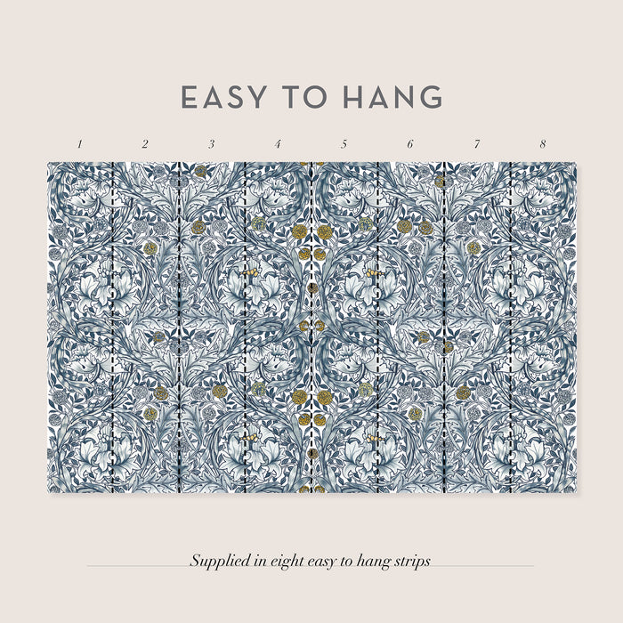 William Morris at Home Fotobehang African Marigold Blue