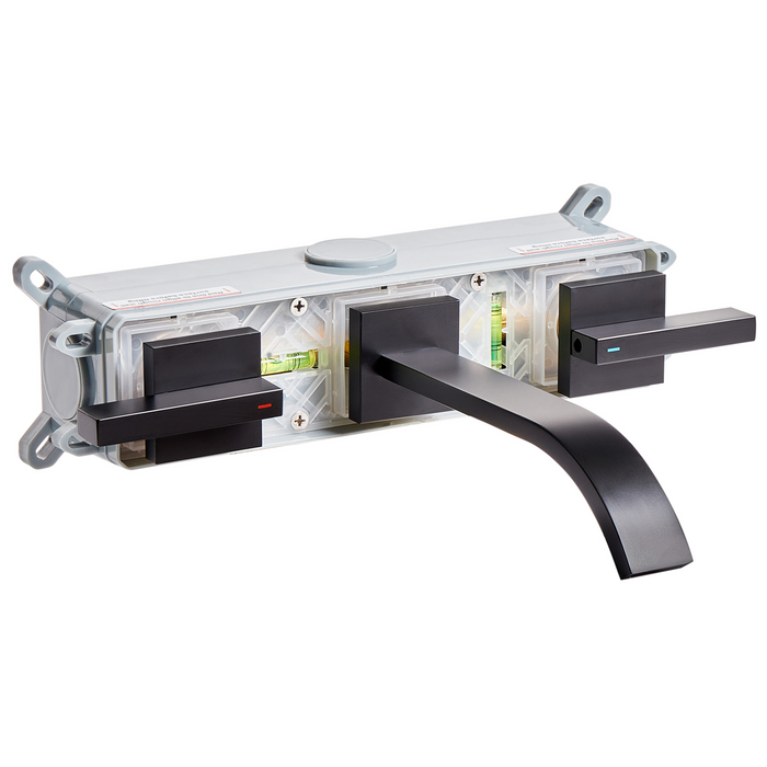 Beliani - BERRACO - Wandgemonteerde mengkraan - Zwart - Messing