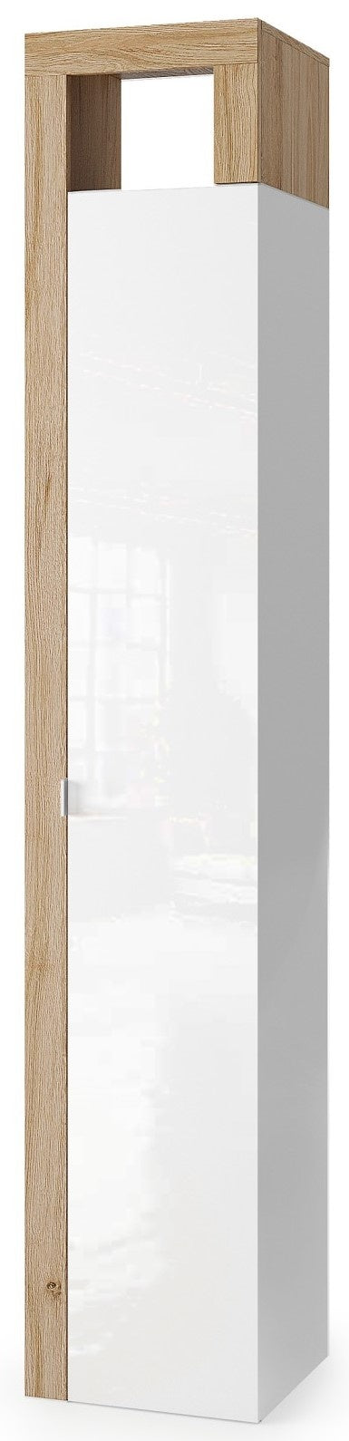 Benvenuto Design Hamburg HG Wit | Eiken Badkamerkast 1-Deur