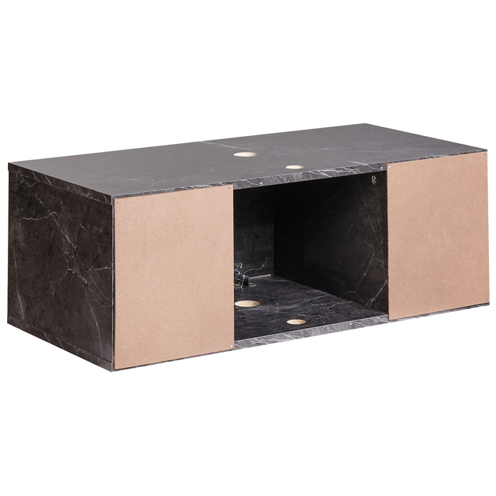 Beliani - CASCAVEL - Badkamerkast - Zwart - 80 x 40 cm - MDP