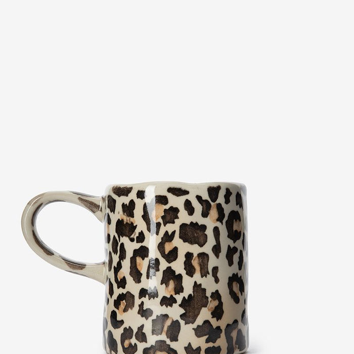 Sissy-Boy Lichtbruine mok met leopard print