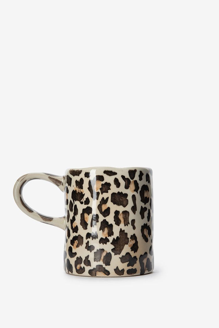 Sissy-Boy Lichtbruine mok met leopard print