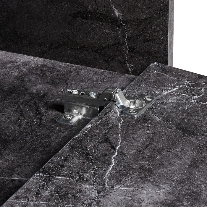 Beliani - CASCAVEL - Badkamerkast - Zwart - 80 x 40 cm - MDP