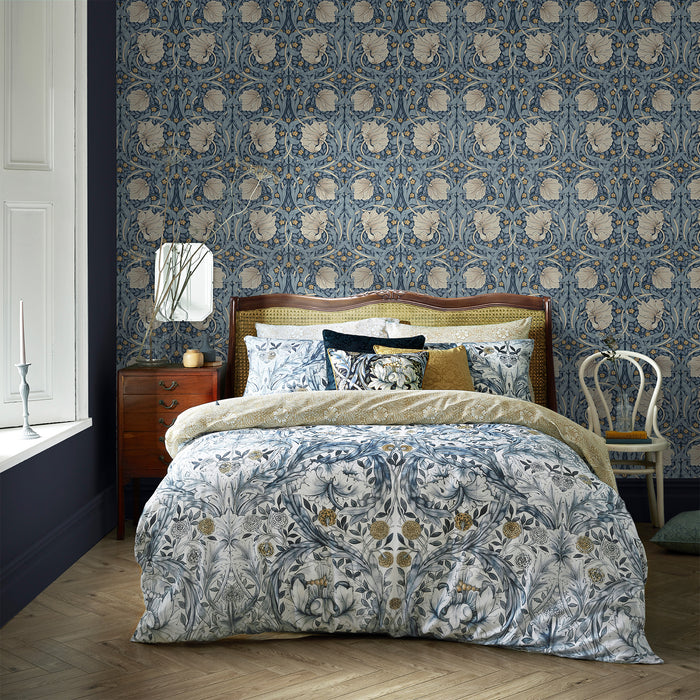 William Morris at Home vliesbehang Pimpernel Blue