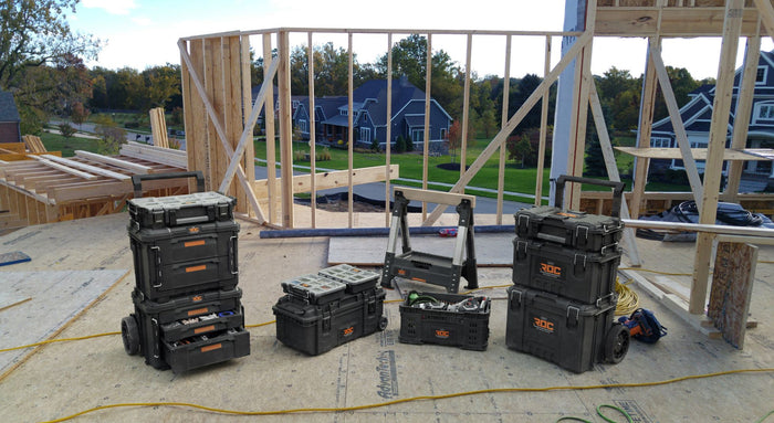 Keter Pro Gear XL Gereedschapswagen met 2 koffers - 5 lades - 64x47x79