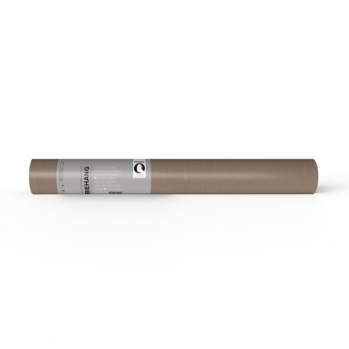 vtwonen vliesbehang - linnen gold - soft clay