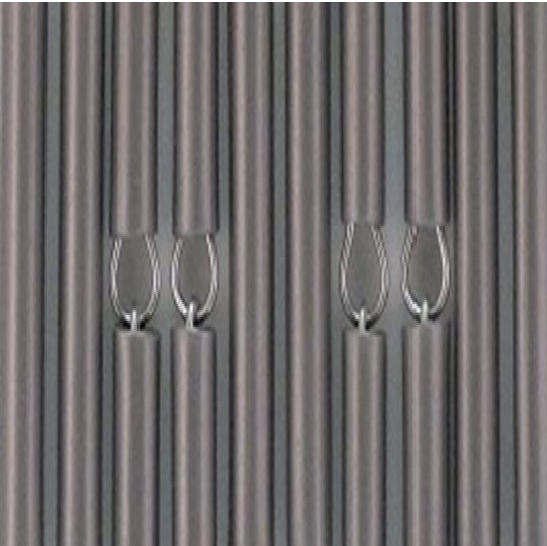 Vliegengordijnenexpert Vliegengordijn Hulzen - Zilver 100 x 240 cm In