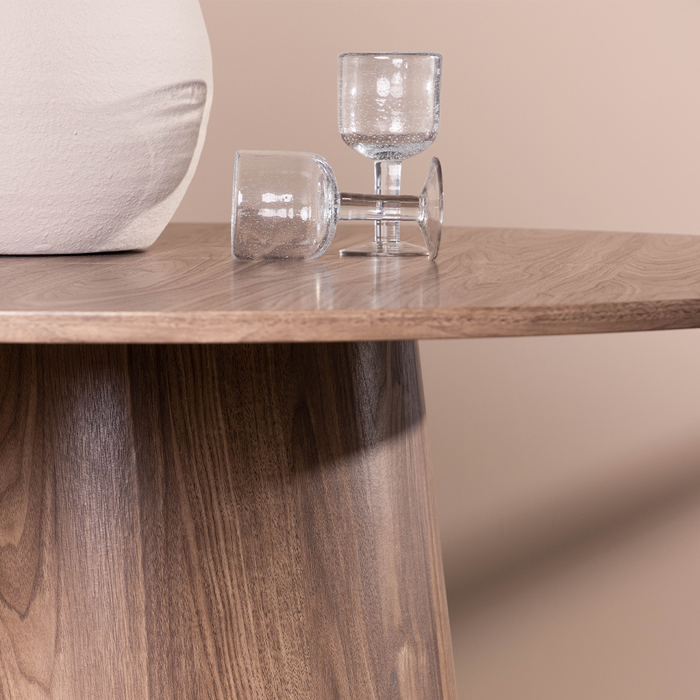 Nest living Trude Houten Eettafel Naturel - Ø 120 cm