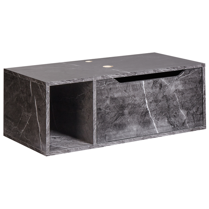 Beliani - CASCAVEL - Badkamerkast - Zwart - 80 x 40 cm - MDP