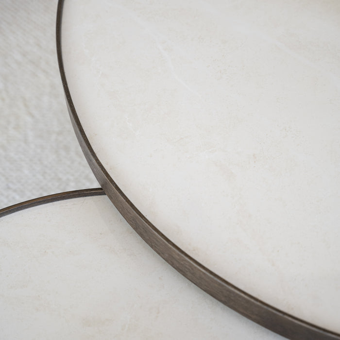 Rowico Home Marsden Ronde Houten Salontafel Ø 90 cm - Bruin