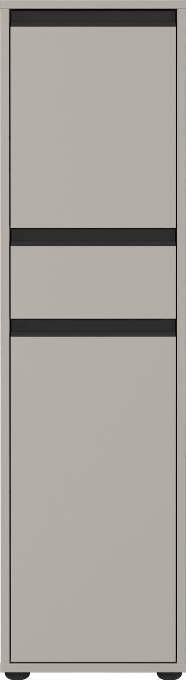 Germania Lemont Steengrijs Badkamerkast Slim H121 cm