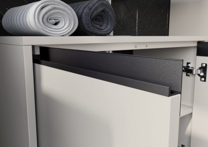 Germania Lemont Steengrijs Badkamerkast Slim H121 cm