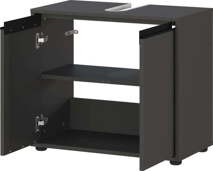 Germania Lemont Grafiet Wastafelonderkast 63 cm