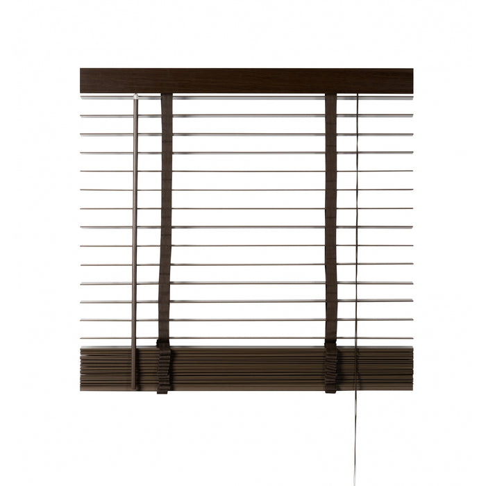 Jaloezie Hout Bruin - Hout - 80x180x5cm (BxHxD)