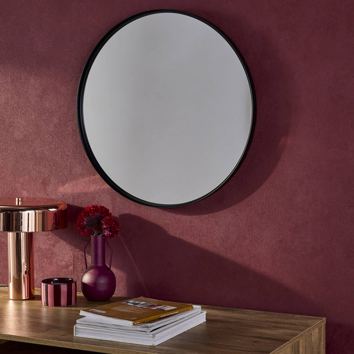 sweeek - Ronde metalen spiegel Ø60cm