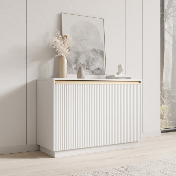 Meubella - Dressoir Remy - Wit - 104 cm