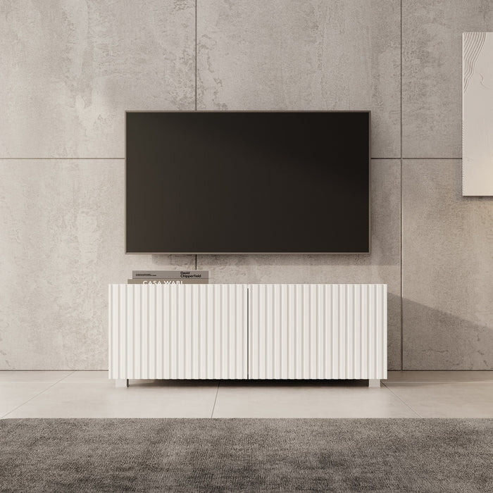 Meubella - TV-Meubel Kenderes - Wit - 100 cm