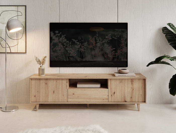 Meubella - TV-Meubel Fuzeta - Eiken - 180 cm