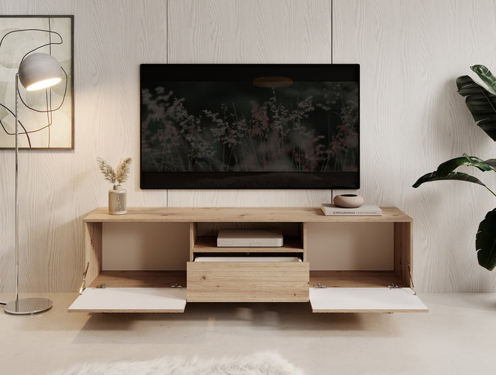 Meubella - TV-Meubel Fuzeta - Eiken - 180 cm