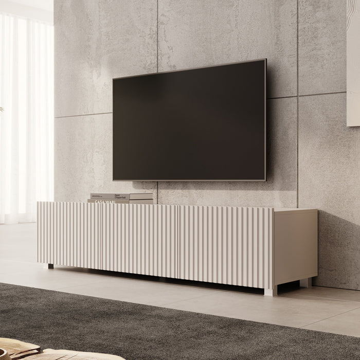 Meubella - TV-Meubel Kenderes - Beige - 150 cm