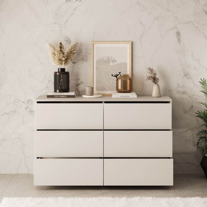 Meubella - Ladekast Gideon - Beige - 120 cm