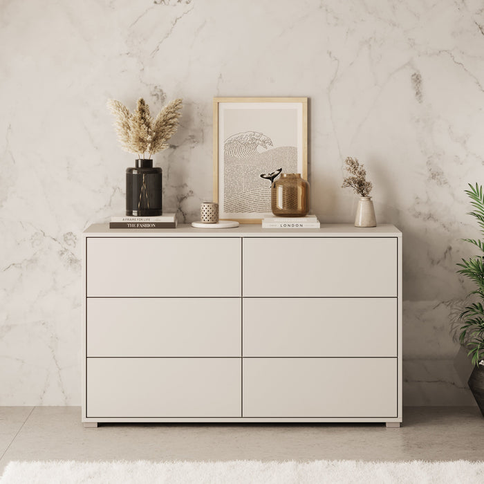 Meubella - Ladekast Gideon - Beige - 120 cm