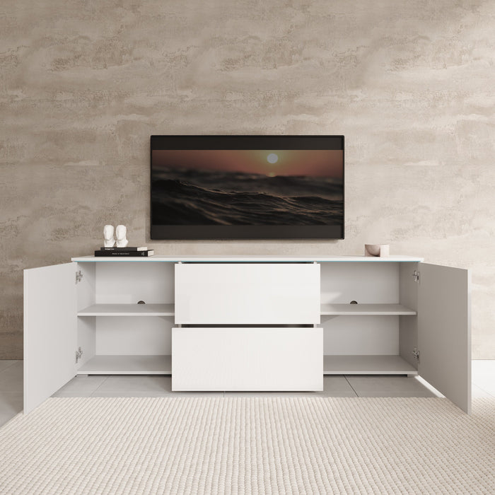 Meubella - TV-Meubel Vico - Wit - 180 cm