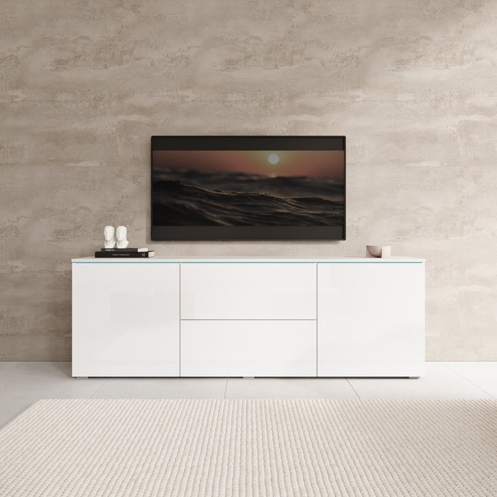 Meubella - TV-Meubel Vico - Wit - 180 cm