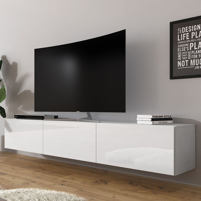 Meubella - TV-Meubel Bonzo - Wit - 180 cm