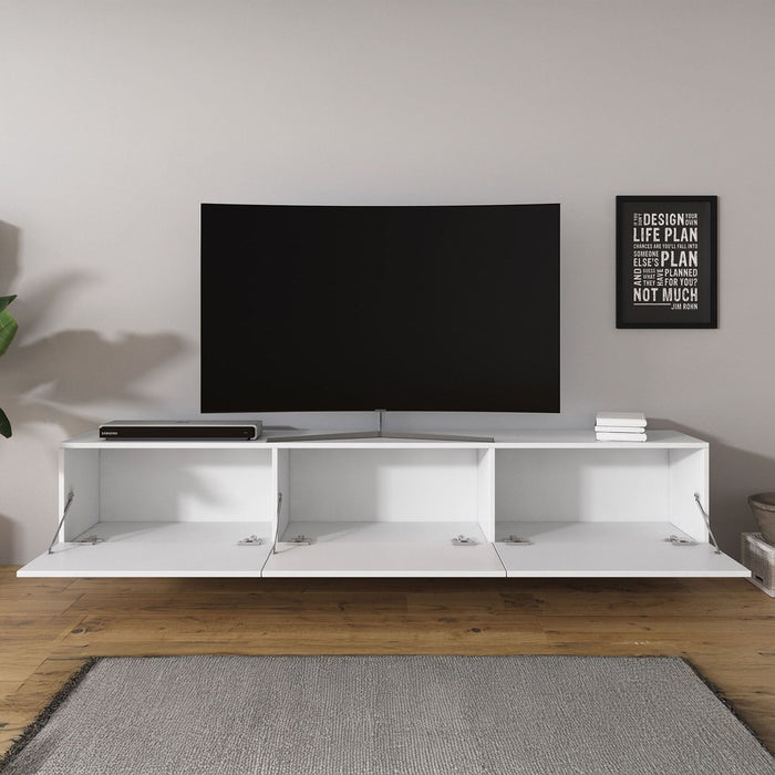 Meubella - TV-Meubel Bonzo - Wit - 180 cm