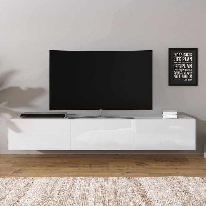 Meubella - TV-Meubel Bonzo - Wit - 180 cm