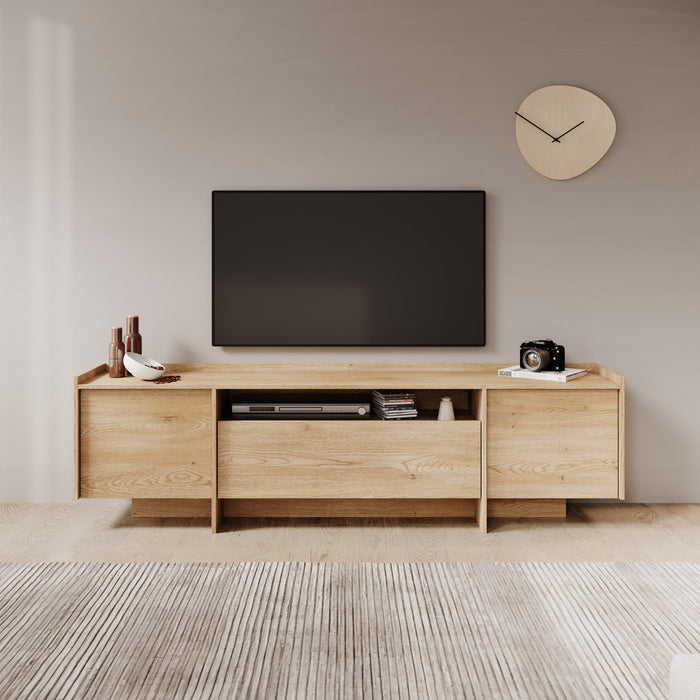 Meubella - TV-Meubel Jaxon - Eiken - 197 cm