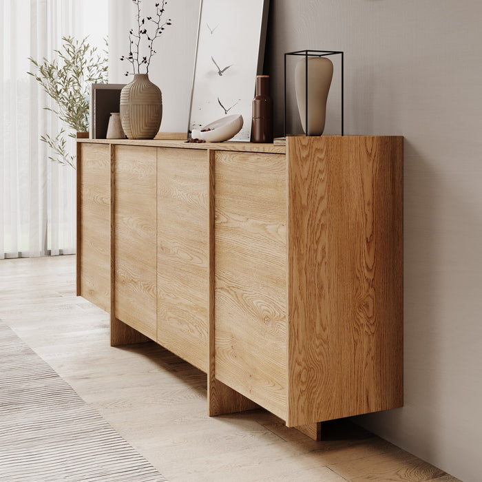 Meubella - Dressoir Jaxon - Eiken - 200 cm