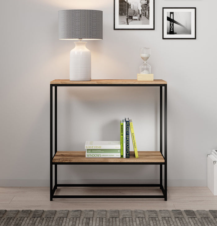 Meubella - Sidetable Kronos - Eiken - 80 cm