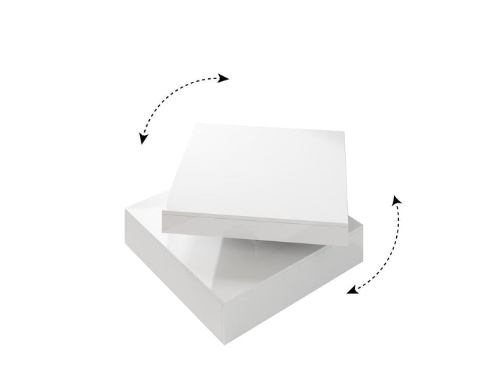 Meubella - Salontafel Carlo - Betonlook - 78 cm