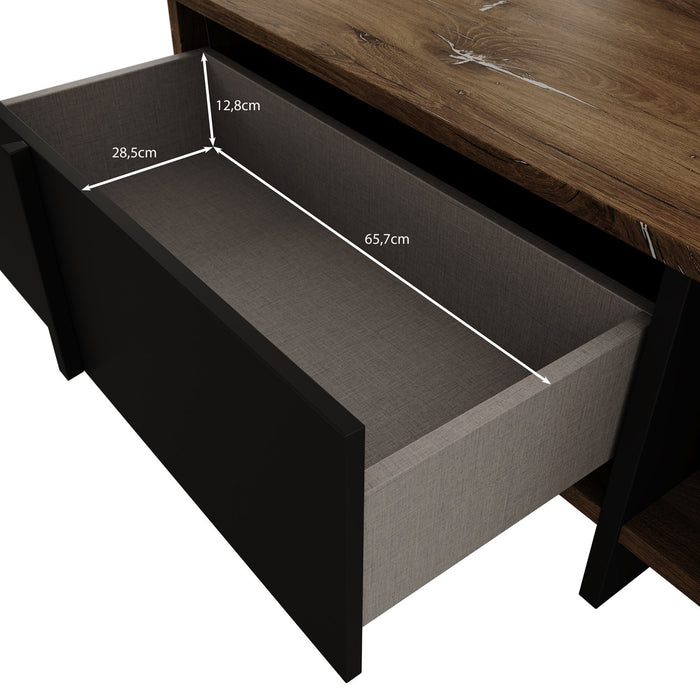 Meubella - Salontafel Jonna - Eiken - 100 cm