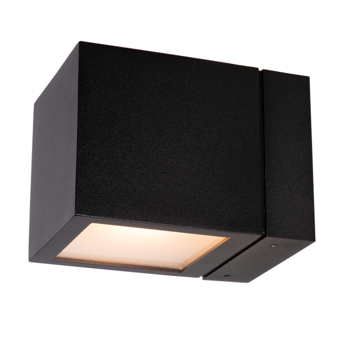 Atmooz Wandlamp Elliott - Buitenlamp - Zwart - 14 cm Hoog - Metaal - IP65 Waterbestendig - G9 Fitting - Dubbelzijdig Licht