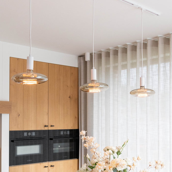 Atmooz Freely Hanglamp - Ø4 x H140 cm - Wit - E27 Fitting