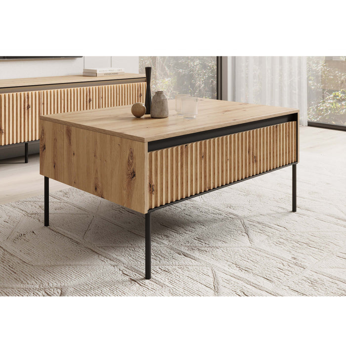 Meubella - Salontafel Timoteo - Eiken - 100 cm