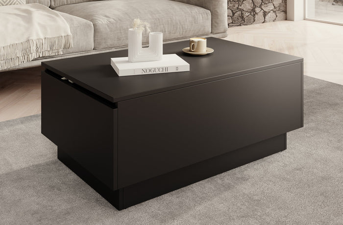 Meubella - Salontafel Micha - Zwart - 90 cm