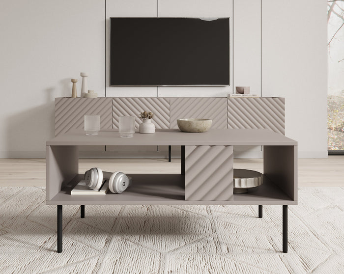 Meubella - Salontafel Laguna - Beige - 100 cm