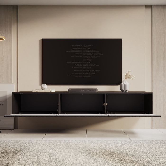 Meubella - TV-Meubel Angelina - Zwart - 192 cm