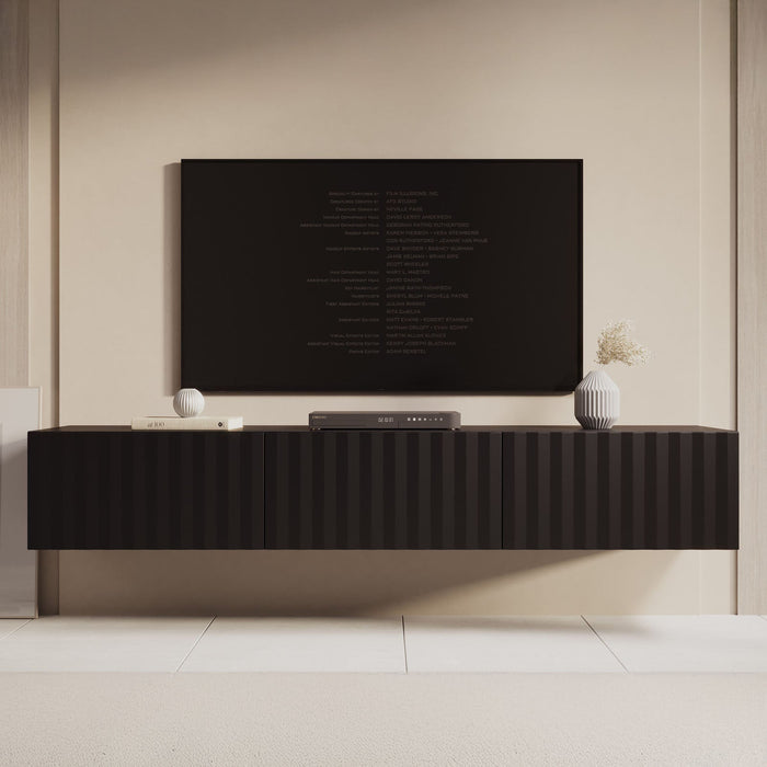 Meubella - TV-Meubel Angelina - Zwart - 192 cm