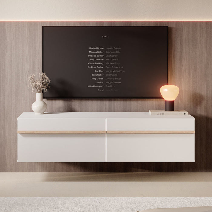 Meubella - TV-Meubel Arda - Beige - 128 cm